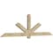Ekena Millwork Kennewick Rough Sawn Timber Gable Bracket, Douglas Fir, 84"W x 24"H x 2"D x 4"F, 7/12 Pitch GBW084X24X0204KEN00RDF - alternate 4
